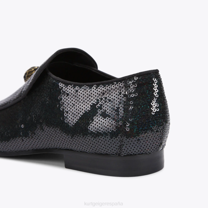 Kurt Geiger hombres lentejuelas hugh eagle de londres 2LPR633 | calzados verde negro